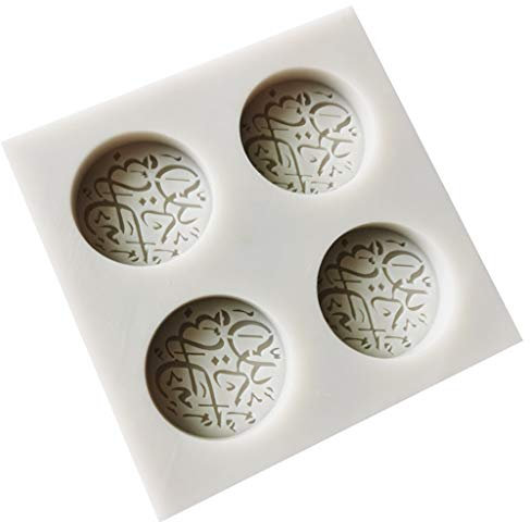 Silikon Fondant Formen Arabisch Skript Handgemachte Kerze Harz Handwerk Kuchen Dekorieren Werkzeuge Für Küche