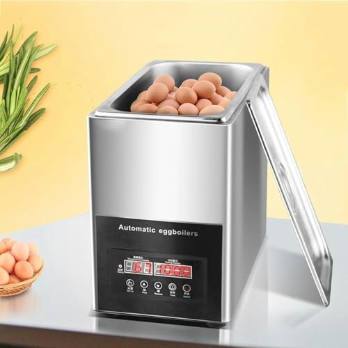FANYING 800W Egg Cooker 50 Eggs Thermostat And Timer To Obtain Hard Or Soft-Boiled Or Poached Or Soft-Boiled Eggs With Dedicated Function To Prepare Various Cooking