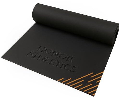 Honor Athletics Premium Springseil-Matte – 1/4 starke hochdichte Gummi-Matte | Rutschfeste Oberfläche für Indoor/Outdoor | Langlebige & geruchsfreie Springseil-Unterlage