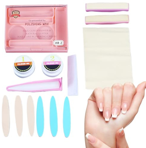 Nail Strengthener - Nail Care Kit, Powder | Portable Multifunctional Beauty Tools Set for Women, Adults, Home, Travel, Fashion, Girls, Spa, Manicure Learning