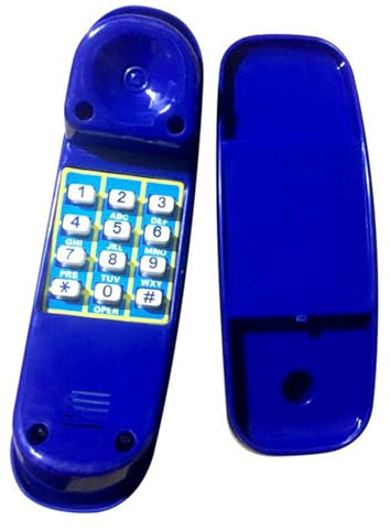 Faroby Spielzeugtelefon mit Nummerntaste, realistisches, leichtes Kindertelefon aus Kunststoff, Rollenspiel-Minitelefon für das Baumhaus auf dem Spielplatz