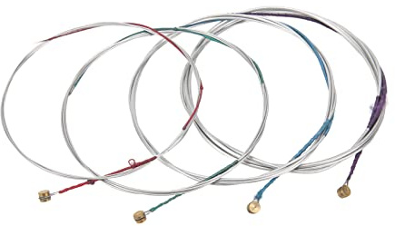 Gonetre Cordes Universelles pour Violoncelle, 4 Pièces, Accessoires en Alliage de Cuivre et de Zinc pour Instruments de Musique de Taille 4/4