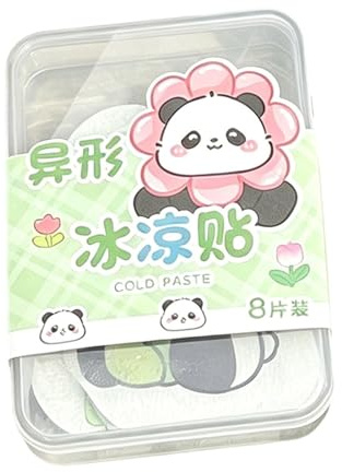 Cooling Patches - 8-Piece Instant Summer Gel Patches, Long Lasting Refreshing Ice Pack Stickers for Forehead Comfort and Temperature Relief During Daily Activities | Portable Cooling Pads for Home