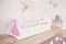 Bjird Kinderbett Jugendbett 70x140 80x160 80x180 Weiß mit Rausfallschutz Schublade und Lattenrost Kinderbetten für Mädchen und Junge - Prinzessin und Pferd 160 cm