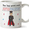 MUGFFINS (Taza en alemán) Taza de policía/Taza/Taza de Regalo Taza de café Hermosa y Divertida - Esta Taza Pertenece a un Super Policía - Cerámica 350 ml