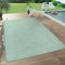 Paco Home In- & Outdoor Teppich Balkon Terrasse Küchenteppich Gartenteppich Modern, Grösse:80x150 cm, Farbe:Türkis 5