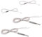 Heizrohr, 12 V, 50 W, mit NTC 100 K Thermistor, 350 Grad Celsius (Hochtemperatur-Version), 4 Stück