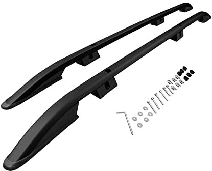 CHROMEMASTER | Dachreling Dachträger | Kompatibel mit Opel Zafira Life 2019- S/Compact; Zur Befestigung der Dachgepäckträger, Dachboxen oder Dachfahrradträger | Robuste Konstruktion aus Aluminium