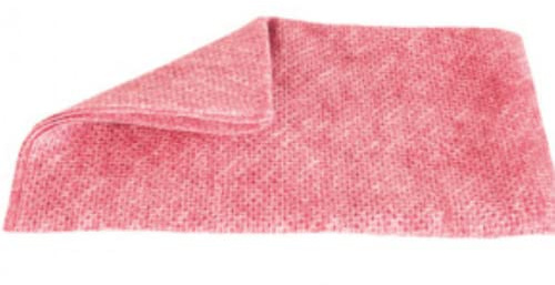 DSTOCK60-50 lavettes Roses Non tissées ajourées lavables - 50 x 35 cm - Lavettes universelles HACCP antibactériennes pour Le Nettoyage en Milieu Professionnel