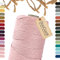 BooGardi Makramee Garn · viele Farben · Lachs 3mm x 200m · 3mm oder 5mm · Wollgarn · kreatives knüpfen weben Stricken · DIY Boho Garn