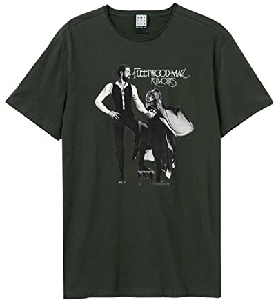 Amplified Unisex Adult Rumours Fleetwood Mac T-Shirt (XL) (Charcoal)