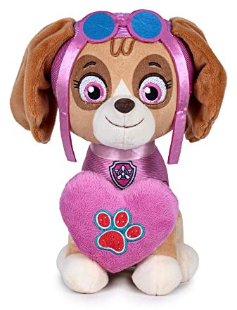 Famosa Softies Paw Patrol Skye Plüschfigur aus der Zeichentrickserie, 27 cm, superweich und kuschelig, für Mädchen und Jungen, 0 Jahre (760022480)