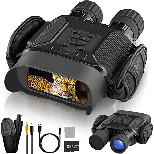 Nachtsichtgerät,Dowesyeen Digitale Ferngla Mit Nachtsicht 4 tft LCD Nachtsichtgeräte Jagd Vorsatzgerät,1280P Video, 5X Digitalzoom zum Aufspüren, für Jäger/Outdoor