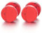 2 Herren Damen 8MM Rot Marmor Ohrringe Ohrstecker Edelstahl Fake Plugs Ohr Cheater Tunnel Gauges Ohr-Piercing Edelstahl