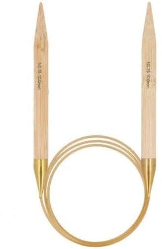 Tulip KKMM-1001000 Stricken Nadel, Bamboo, Beige, 100cm x 10mm