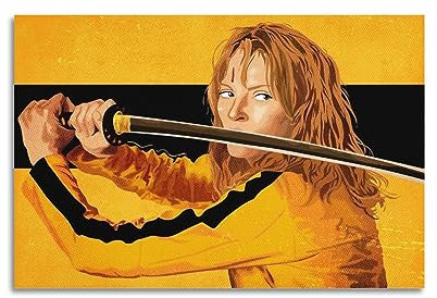 VZRSQZK Filmposter Kill Bill Tarantino, dekoratives Gemälde, Leinwand-Wandposter und Kunstdruck, modernes Familienschlafzimmer-Dekor-Poster, 40 x 60 cm