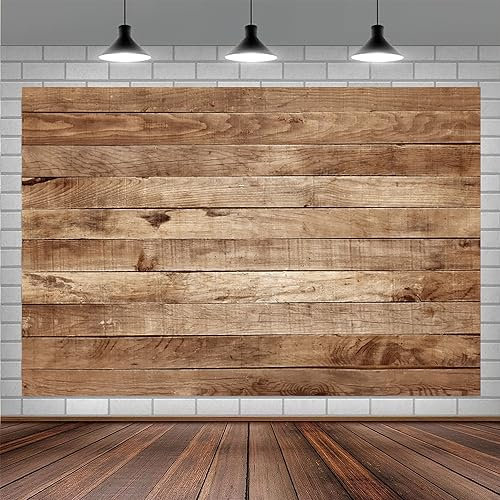 3x2m Foto Hintergrund Holz Rustikale Holz Wand Braun Vintage Holzbrett Fotografie Hintergrund Neugeborenes Baby Shower Geburtstag Party Kuchen Tisch Dekorationen Banner Fotostudio Requisiten