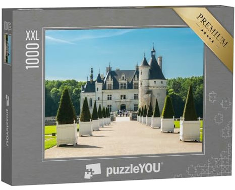 Puzzle 1000 Teile XXL „Schloss Chenonceau, Loire-Tal, Frankreich“ – aus der Puzzle-Kollektion Frankreich