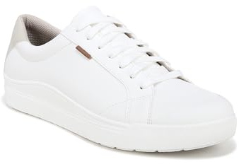 Dr. Scholl's Mens Time Off Mens Lace Up Sneaker White Smooth 10 M