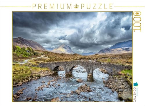 Puzzle · Sligachan Old Bridge | Ein berühmtes Motiv der Isle of Skye · Im Hintergrund ist der Marsco… · 1000 Teile · Lege-Größe 64 × 48 cm · CALVENDO Puzzle