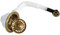 TALEA XK225C034-K Filtre de trop-plein rond pour lavabo en or brossé 114 mm