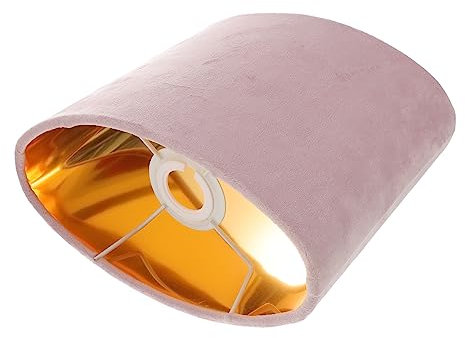 Artibetter Lampenschirm schlafzimmer beleuchtung tischlampe lampenabdeckung nähgarn pink Schlafzimmerbeleuchtung oval Schutzabdeckung rosa Haushalt Samtstoff Wandlampe Blumen e27 Beschichtung