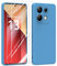 MIKULLE Funda para Xiaomi Redmi Note 13 Pro 4G con Cristal Templado Protector de Pantalla,Ultra Slim Protectora Anti-Choques Carcasa de Silicona Líquida TPU Suave Case Cover - Azul