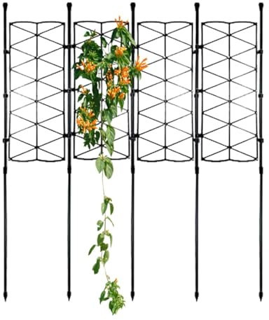 Treillis de plantes pour plantes grimpantes, panneaux de clôture de treillis mural, treillis d'escalade de jardin, treillis d'escalade en plastique, plantes grimpantes, treillis pour clôture