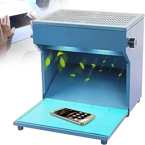 Tavolo da Lavoro per Stanza Senza Polvere, Cappa a Flusso Laminare Portatile Stazione di Lavoro Pulita con Flusso d'Aria, Banco da Lavoro Pulito in Lega di Alluminio velocità del Vento Regolabile PE