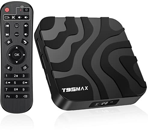 IDEALROYAL Android 12.0 TV Box, Android Box con 4 GB RAM 64 GB ROM Allwinner H618 Quad-Core 64 bit ARM Corter-A53-CPU 6K Risoluzione 2.4GHz/ 5GHz WiFi6 BT 4.0 10/100M LAN Enternet TV Box