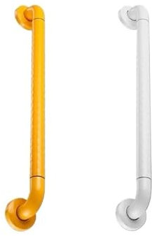 Sturdy White Bathroom Grab Bars for Elderly Shower Bathtub Toilet Kitchen Assist Handles NonSlip Aid for Safe Entry and Exit