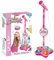 MICR-o Enfant | Kidi Superstar DJ Studio | Machines de karaoké pour Enfant pour Filles | Support De Mic-rophone | Machine De Karaoké pour Enfant | Microphone LED Debout avec Hauteur Réglable