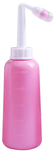 Perineal Bottle, 500ml Handheld Upside Down Peri Bottles with Cover, Portable Perineal Bottle for Postpartum Care, Bidet Perineal Cleansing and Recovery for New Mom