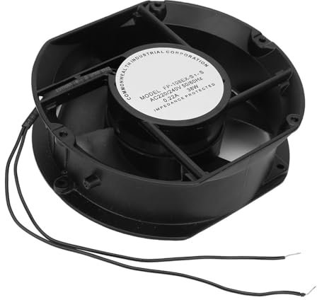 Ventilador Axial Industrial AC220V, 38W, FP-108EX S1-S, Aislamiento Clase B, Alta Temperatura