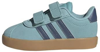 adidas Unisex Baby VL Court 3.0 Shoes Infants, Mint ton/preloved Ink/Silver met., 25 EU