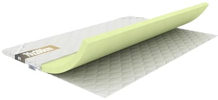 REM-Sen Matratzen Topper Memoryfoam Matratzentopper 70x200 cm Höhe 6cm Härtegrad 2 (H2) Luxusmatratze aus Sehr Weich Memoryschaum, Dreilagige Membranhülle Für Sofa, Bett, Öko-Tex Zertifiziert