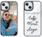 Custdiyra Personalisierte Handyhülle für iPhone 16 15 14 13 12 11 Pro Max XR Xs 8 7 6 SE – Mit Foto gestalten – Acryl + Silikon – Geschenkidee