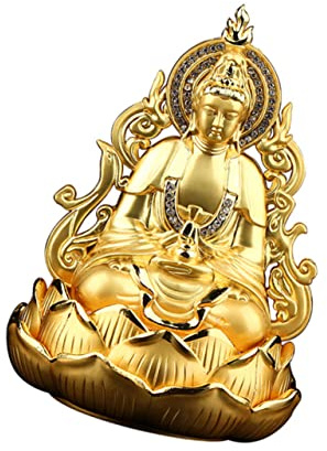 Amosfun Auto Duft Parfüm Kwan-yin Parfümhalter Aroma Diffuser Autoschmuck Heimdekoration Parfümbasis Auto-aroma-diffusor Auto-aroma-bastelarbeiten