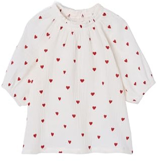 Vertbaudet Musselinbluse Mädchen mit Ballonärmeln