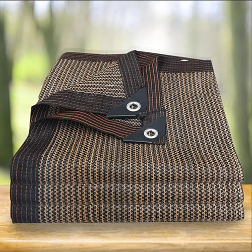 Telo Rete Ombreggiante,Tenda da Sole con Occhielli UV Protezione 85% Vela Parasole per Giardino Patio Pergola Giardino Cortile Balcone Tetto di Terrazzo Rete Parasole per Animali da Cortile,5x10m