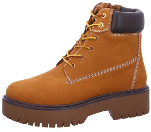 BULLBOXER Schnürstiefel Beige in Gr. 42