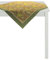 Apelt Tischdecke, Baumwolle, grün, 85 x 85 x 0.2 cm