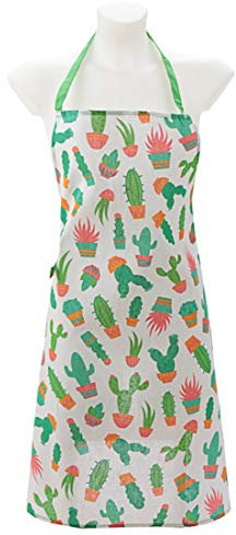Funky Cactus Slogan Cotton Apron