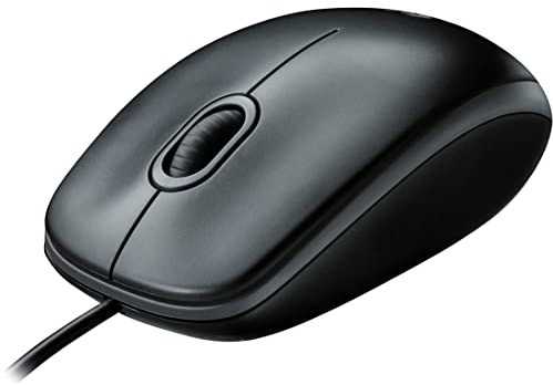 New Logitech B100 800dpi Optical USB Mouse - Scroll Wheel 3 Button (910-001439)