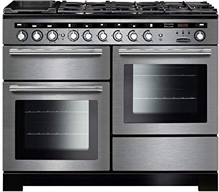 Rangemaster Encore EDL110DFFSS/C 110cm Dual Fuel Range Cooker 117290 in Stainless Steel