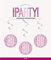 Unique 83816 Pink Hanging Swirl Decorations-32 Silver | 6 Pcs, Age 80