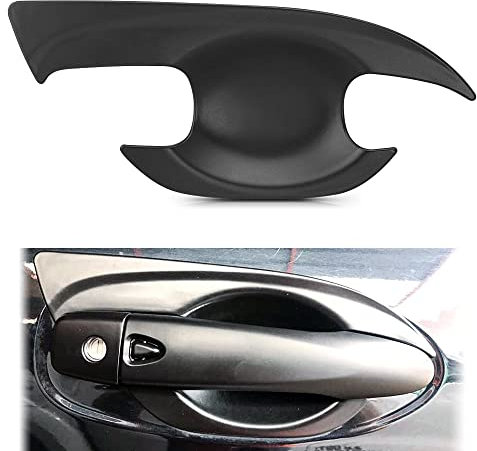 TUNEZ® Türschalenschutz Griffabdeckung Kompatibel mit Navara NP300 D23 DX RX STX STX SL Visia Acenta Acenta N-Connecta Tekna X-Trail T32 Qashqai J11 2014-2020 Schutzwagen (Türschalenschutz)