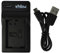 vhbw USB Charger compatible with Sony Cybershot DSC-RX10, DSC-RX10 II, DSC-RX10 III Camera Batteries - Cradle, Charging Status Indicator