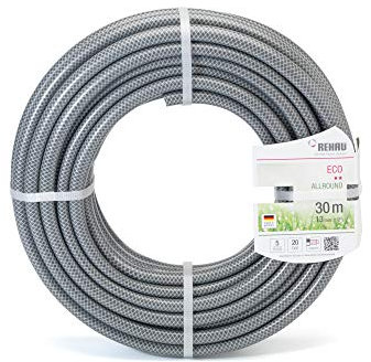 REHAU Gartenschlauch ECO 1/2 Zoll 30m: einfach Aber gut für Hobbybereich mit geringer Beanspruchung, leichte Handhabung, schadstofffrei