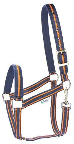 Bucas Halfter Dublin - Cob/VB - Dunkelblau-Orange